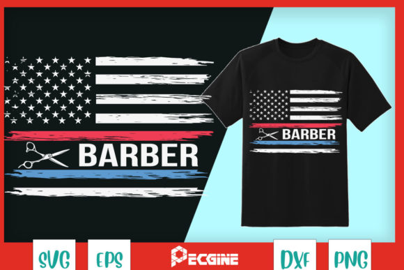 American Flag Barber