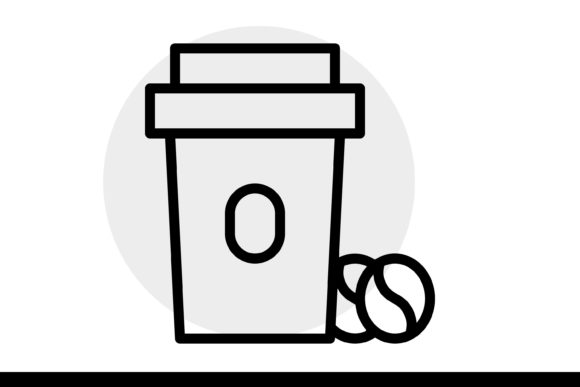 Cafe Line Icon Packaging Coffee Cup