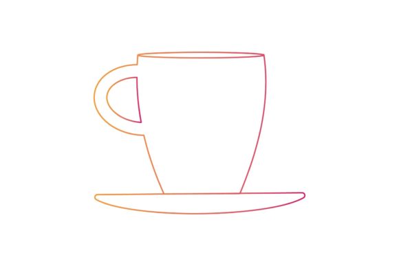 Kitchen Cup Gradient Icon