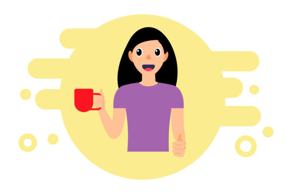 Mom Icon Bring Cup Creative Design Art