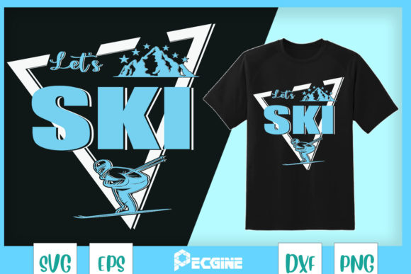 Retro Ski Vintage 80s 90s Let’s Ski
