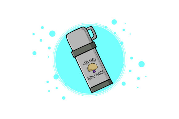 Tumbler Hot Water Circle Bubble
