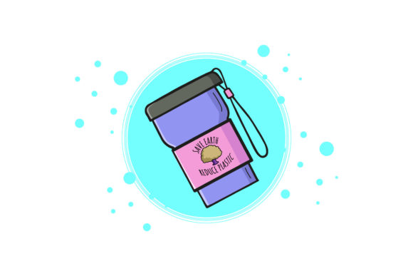 Tumbler Mug Circle Bubble